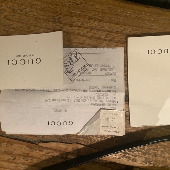 Gucci Hobo Black Leather Monogram - Picture 13 of 13